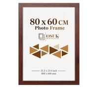 OSUK Dark Oak Poster Frames 80 X 60cm Picture Frame Photo Frame Wall