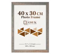 OSUK Rustic Silver Picture Frame 40 x 30cm Photo Frames For Wall Art