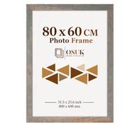 OSUK Rustic Silver Poster Frames 80 X 60cm Picture Frame Photo Frame Wall