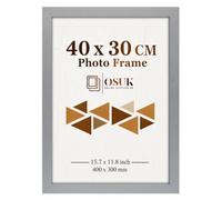 OSUK Silver Picture Frame 40 x 30cm Photo Frames For Wall Art