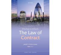 O'Sullivan & Hilliard's The Law of Contract
