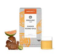OSULLOC Ginger Young-Gyul Tea, Green Tea with Tangerine & Spice, Immunity Support Blend, 20 Count, 1.27 oz