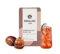Osulloc Marron Glacé Black Tea, Roasted Chestnut Flavored, Sweet & Elegant Black Tea, Premium Tea Bags from Jeju Island, 20 count, 1.41oz