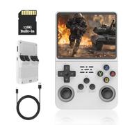 OSUPERXFUN R36S Retro Handheld Game Console Pre-installed 20000+Games, Built-in 128G TF Card, 3.5-inch Linux System Portable Retro Arcade Game Nostalgia Emulator Pocket Video Player - Sold by PJGWRW