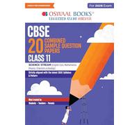 Oswaal CBSE 20 Combined Sample Question Papers class-11 Science stream (English Core,Mathematics,Physics,Chemistry & Biology)