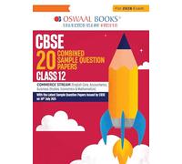 Oswaal CBSE 20 Combined Sample Question Papers Class-12 Commerce Stream - English Core, Mathematics, Accountancy, Business Studies & Economics with Competency Qs & Mind Maps (For 2026 Exam)