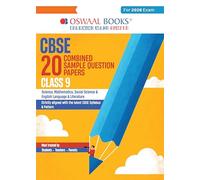 Oswaal CBSE 20 Combined Sample Question Papers Class-9 (English Lang & Lit,Mathematics,Science & Social Science)