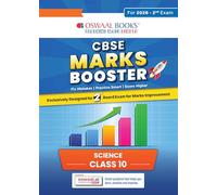 Oswaal CBSE Marks Booster Science Class 10 | For 2nd Board Exams | For Marks Improvement exams | Quick Revision & Score Boosting Tips with Solved paper 2026 | Final Board Test | Oswaal AI