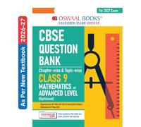 Oswaal CBSE Mathematics Advanced Level Question Bank Chapter-wise & Topic-wise Class 9 | Based on NCERT | Includes Summary, Competency-Based Question, Self-Assessment & Practice Papers