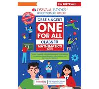 Oswaal CBSE & NCERT One for All Class 10 | Mathematics Basic | Based on Latest Syllabus (April 2026) |NCERT & Competency-based questions| For 2027 Exam | With Oswaal AI