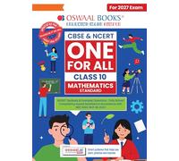 Oswaal CBSE & NCERT One for All Class 10 | Mathematics Standard | Based on Latest Syllabus (April 2026) |NCERT & Competency-based questions| For 2027 Exam | With Oswaal AI