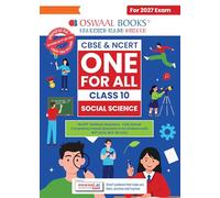 Oswaal CBSE & NCERT One for All Class 10 | Social Science | Based on Latest Syllabus (April 2026) |NCERT & Competency-based questions| For 2027 Exam | With Oswaal AI