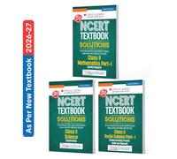 Oswaal CBSE NCERT Textbook Solutions Mathematics Part-1 (Ganita Manjari), Science (Exploration) & Social Science Class 9 (Latest NCERT) Set of 3 Books | Revision Notes, Mind Maps, Solved Intext