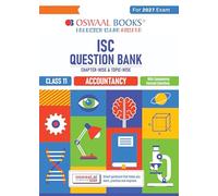 Oswaal Class 11 ISC Accounts Question Bank | Chapter-wise & Topic-wise with Competency Based Questions | For 2027 Exam | Self-Assessment Papers | Revision Notes