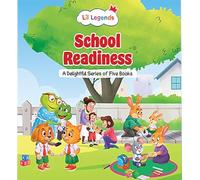 Oswaal Lil Legends School Readiness Picture Book Set for Ages 2-6 | Slipcase of 5 Stories: First School Bus Ride, Meeting Teachers, Making Friends, Classroom Habits & Healthy Eating