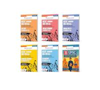 Oswaal NCERT One for All Books for UPSC & State PSCs (Set of 6) | History, Geography, General Science, Indian Polity, Indian Economy + 31 years UPSC Topic-wise Question Bank |Latest Edition