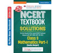 Oswaal NCERT Textbook Solutions Mathematics Part-1 (Ganita Manjari) , Class 9 (Latest NCERT) | Revision Notes, Mind Maps, Solved Intext & Exercise Questions | Oswaal AI