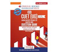 Oswaal NTA CUET (UG) Chapter-wise Question Bank सामान्य योग्यता परीक्षण (General Aptitude Test) Section III (Compulsory) For 2026 Exam (as per latest ... & 500+ NCERT aligned MCQs |With Oswaal AI