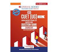 Oswaal NTA CUET (UG) Chapter-wise Question Bank Chemistry For 2026 Exam (as per latest 27 Dec., notification) | PYQs & 500+ NCERT aligned MCQs |With Oswaal AI