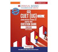 Oswaal NTA CUET (UG) Chapter-wise Question Bank English For 2026 Exam (as per latest 27 Dec., notification) | PYQs & 500+ NCERT aligned MCQs |With Oswaal AI