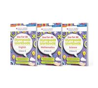 Oswaal One For All Olympiad Workbook Class 6 (Set of 3 Books) Maths, Science & English For 2025 Exam