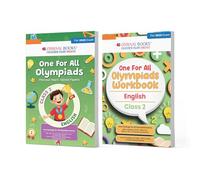 Oswaal One For All Olympiads Class 2 Chapter-wise Previous Years's Solved Papers (Prep-Guide) + Workbook English (Set of 2 Books) For 2025 Exam