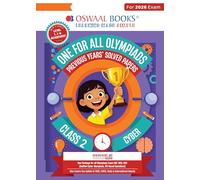 Oswaal One For All Olympiads Class 2 Cyber Prep-Guide Book | Chapter-wise Previous Years' Solved Papers | Questions for SOF ICSO & Other Olympiad Exams 2026 | With Sample Practice Papers & Oswaal.AI