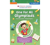 Oswaal One for All Olympiads Previous Year Solved Papers Class 2 Mathematics For 2025 Exam