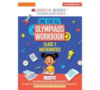 Oswaal One For All Olympiads Workbook Class 1 Maths | Questions for SOF IMO & Other Olympiad Exams 2026 | With Sample Practice Papers & Oswaal.AI