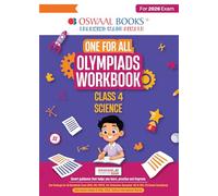 Oswaal One For All Olympiads Workbook Class 4 Science | Questions for SOF NSO & Other Olympiad Exams 2026 | With Sample Practice Papers & Oswaal.AI