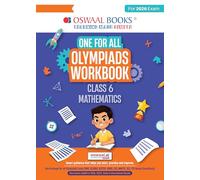 Oswaal One For All Olympiads Workbook Class 6 Maths | Questions for SOF IMO & Other Olympiad Exams 2026 | With Sample Practice Papers & Oswaal.AI