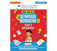 Oswaal One For All Olympiads Workbook Class 8 Maths | Questions for SOF IMO & Other Olympiad Exams 2026 | With Sample Practice Papers & Oswaal.AI