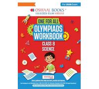 Oswaal One For All Olympiads Workbook Class 8 Science | Questions for SOF NSO & Other Olympiad Exams 2026 | With Sample Practice Papers & Oswaal.AI