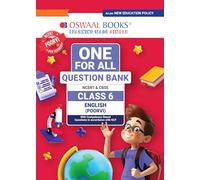 Oswaal One For All Question Bank NCERT & CBSE, Class-6 English - Poorvi