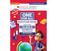 Oswaal One For All Question Bank NCERT & CBSE Class-6 Mathematics(Ganita Prakash)