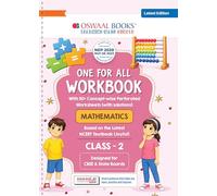 Oswaal One for All Workbook Class 2 Mathematics | 50+ Concept-wise Perforated Worksheets | Based on NCERT Joyful | NEP 2020 & NCF 2023 Aligned | For CBSE & English Medium Boards