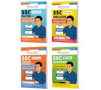 Oswaal SSC (Staff Selection Commission) Mathematics, English, General Studies & Reasoning 15000+ MCQs Tier-1 | Chapter-wise & Topic-wise Question Bank (2011 to 2025) |(Set of 4 Books) For 2026 Exam