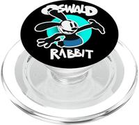 Oswald Rabbit Vintage Cartoon Bunny Happy Teal PopSockets PopGrip for MagSafe