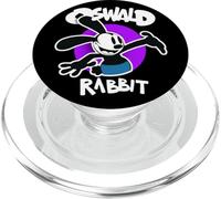 Oswald Rabbit Vintage Cartoon Bunny Purple PopSockets PopGrip for MagSafe