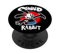 Oswald Rabbit Vintage Cartoon Bunny Red PopSockets Adhesive PopGrip