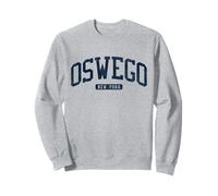 Oswego New York NY College University Style Blue Sweatshirt
