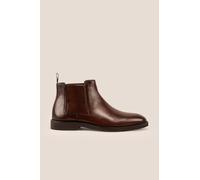 Oswin Hyde Men's Christopher Chelsea Leather Boots in Brown | Size: 9 Oswin Hyde Brown 9
