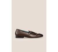 Oswin Hyde Men's Clifford Leather Monk Loafer in Brown | Size: 7 Oswin Hyde Brown 7