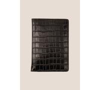 Oswin Hyde Men's Covent Passport Holder in Black Oswin Hyde Black One Size
