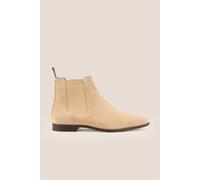 Oswin Hyde Men's Darwin Suede Chelsea Boots in Beige | Size: 12 Oswin Hyde Beige 12