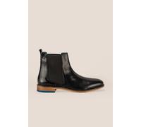 Oswin Hyde Men's Douglas Premium Leather Chelsea Boots in Black | Size: 12 Oswin Hyde Black 12