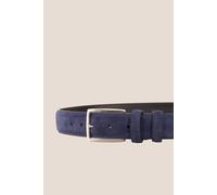 Oswin Hyde Men's Kenneth Classic Suede Belt in Navy | Size: 34 Oswin Hyde Navy 34