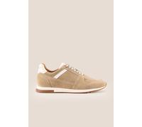Oswin Hyde Men's Rory Classic Lace Up Sneakers in Light Sand | Size: 8 Oswin Hyde Light Sand 8
