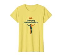 OT: Everyday Independence - Occupational Therapy Empowerment T-Shirt, Women, Lemon, M