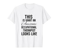 OT Occupational Therapist Pediatric Therapy Assistant Value Graphic T-Shirt, Men, White, M